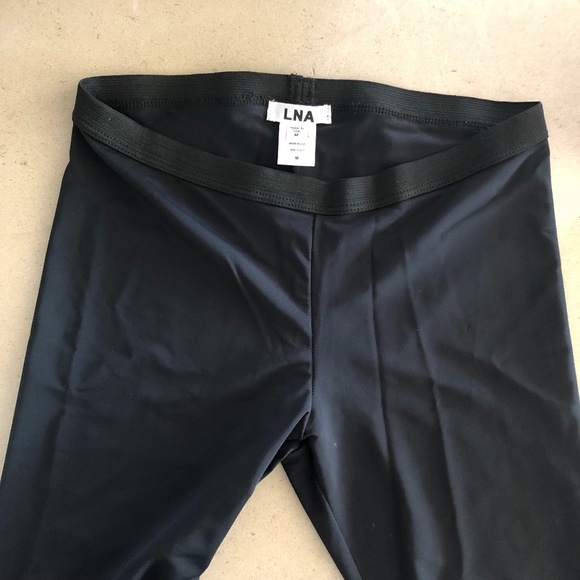 LNA Nylon leggings Sz M Black - Picture 1 of 6